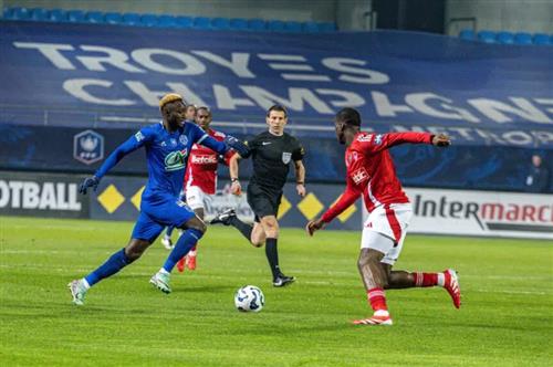 Troyes contre Brest