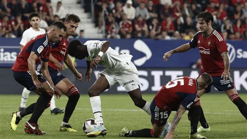 Valence contre Osasuna