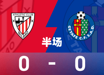 Mi-temps de Liga : Sanchet a provoqué un danger, Bibao temporairement 0-0 Getafe